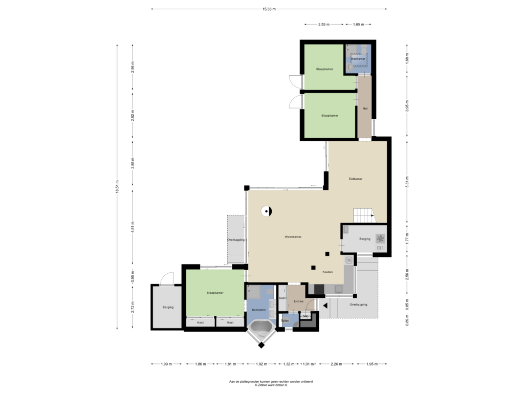 View floorplan of Begane Grond of Parelduiker 4