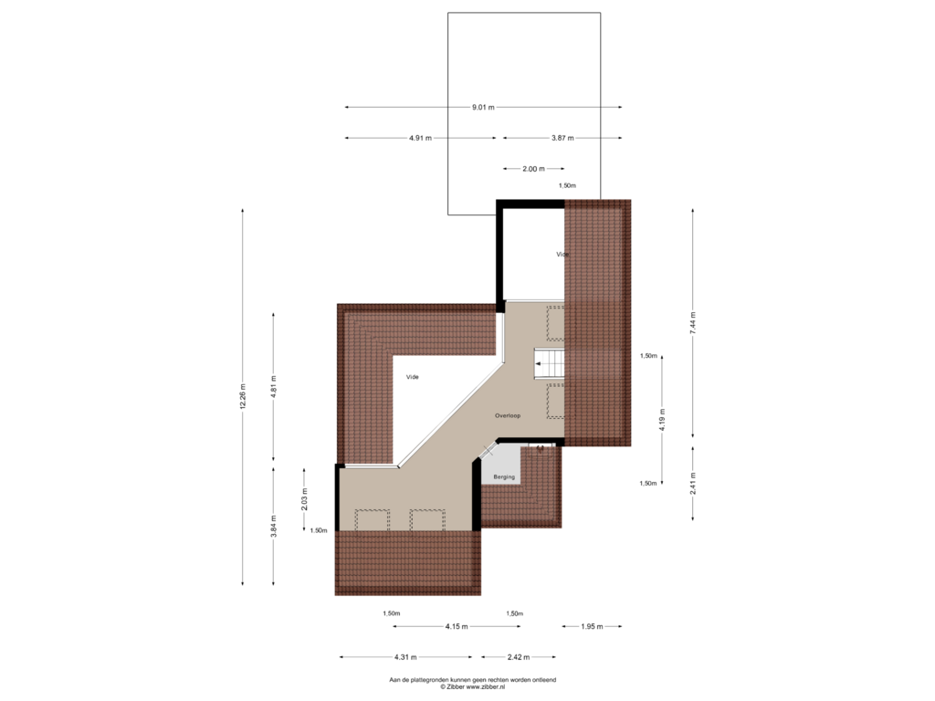 View floorplan of Eerste Verdieping of Parelduiker 4