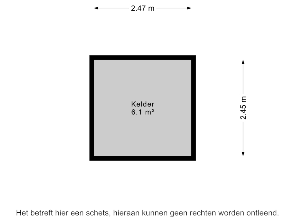 Bekijk plattegrond van Kelder van Schoolstraat 58