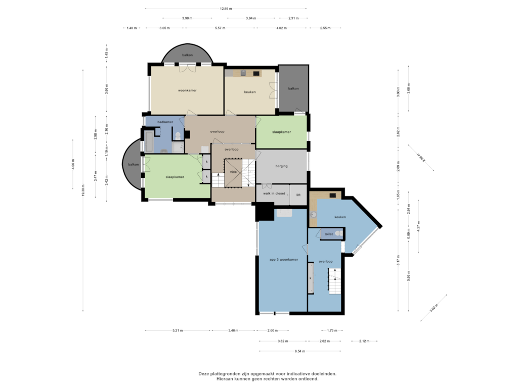 Bekijk plattegrond van 1e verdieping van Nijverheidskade 76