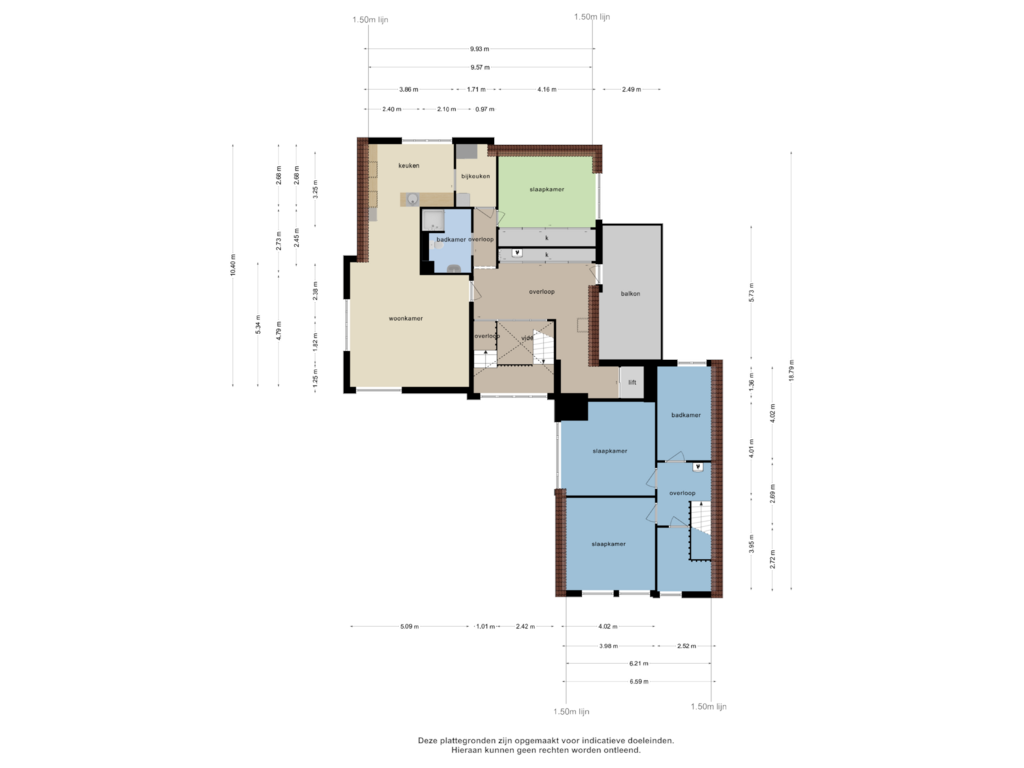 Bekijk plattegrond van 2e verdieping van Nijverheidskade 76