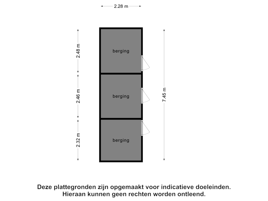 Bekijk plattegrond van Berging van Nijverheidskade 76