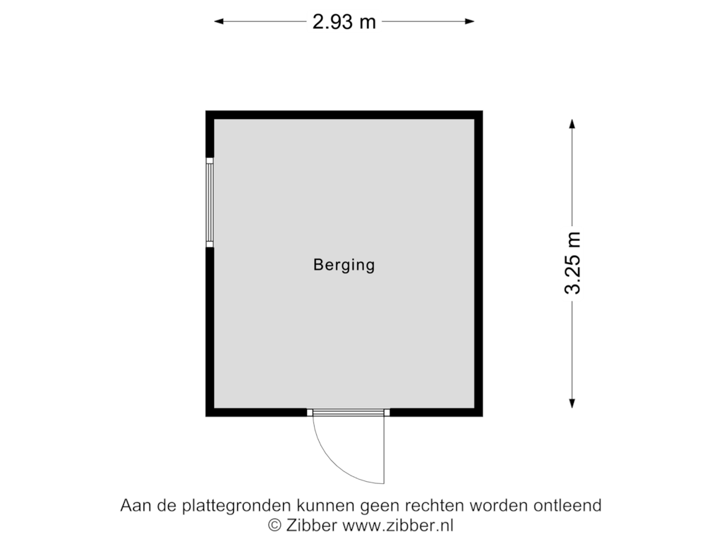 Bekijk plattegrond van Berging van Brinkstraat 11