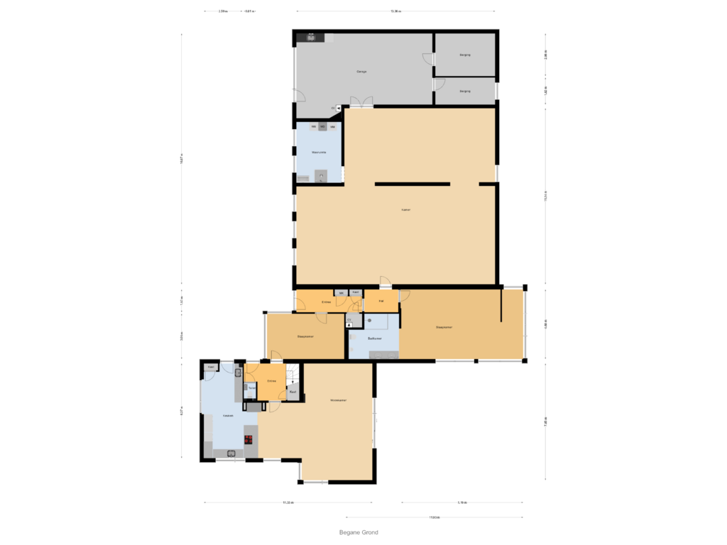 View floorplan of Begane Grond of De Morinel 77