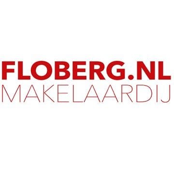 FLOBERG .NL MAKELAARDIJ Logo