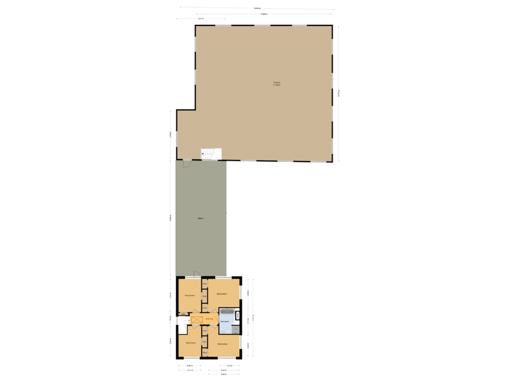 Bekijk plattegrond van Eerste verdieping van Zesstedenweg 8