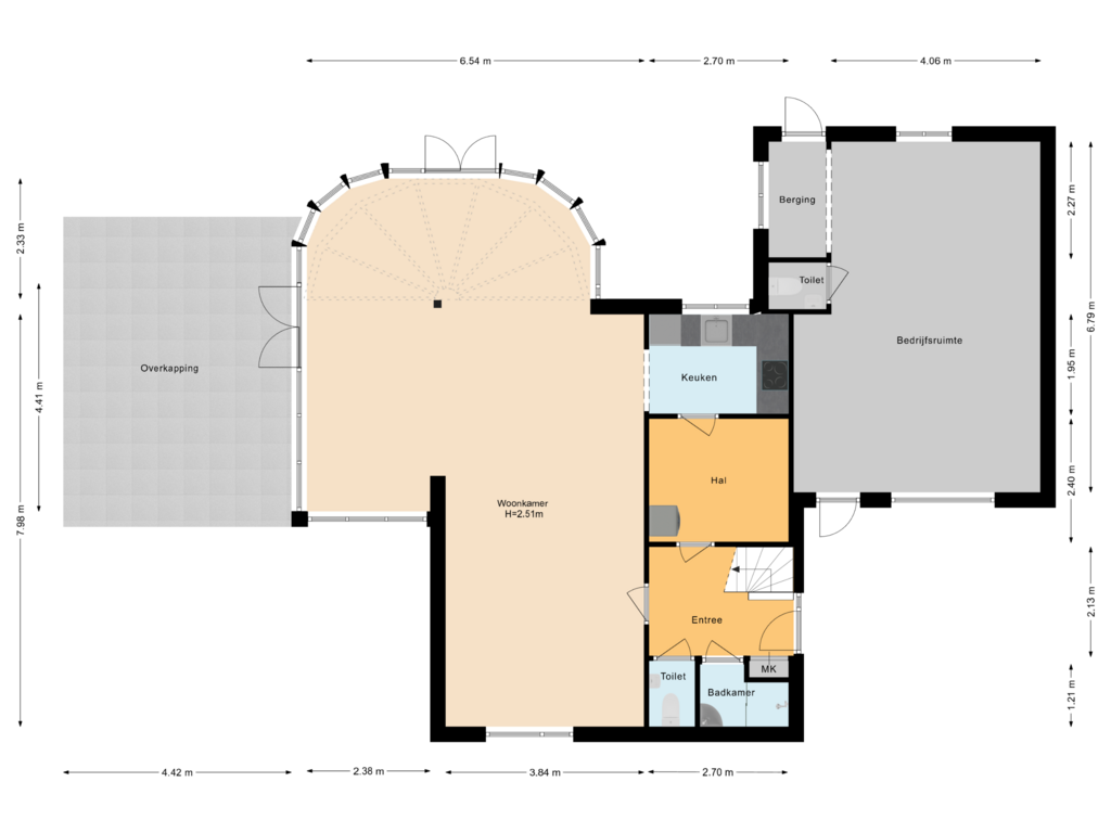 Bekijk plattegrond van Begane Grond van Oliemolen 11