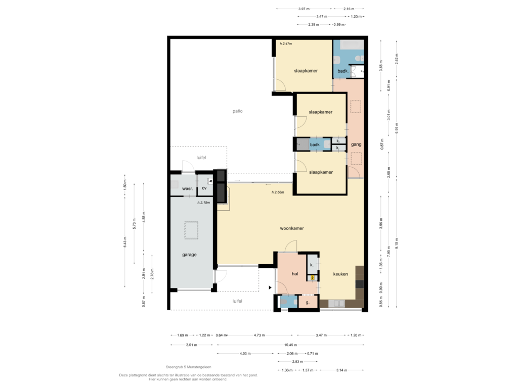 Bekijk plattegrond van begane grond van Steengrub 5