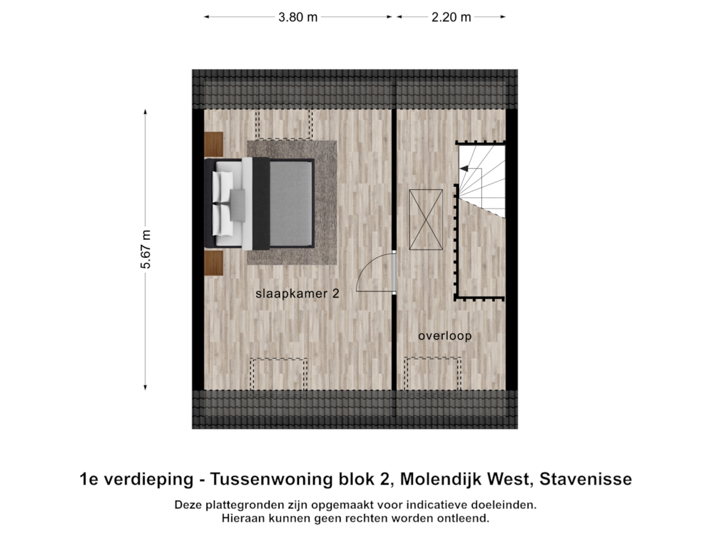 Bekijk plattegrond van 1e verdieping van Levensloopbestendige woning(en) (Bouwnr. 08)