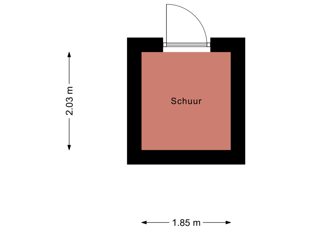 Bekijk plattegrond van Schuur van Steenbakkersweg 5-203