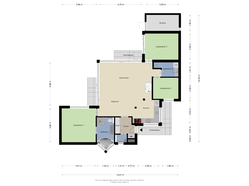 Bekijk plattegrond van Begane Grond van Jan van Gent 6