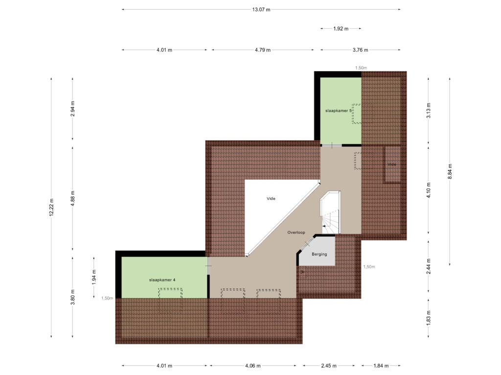 Bekijk plattegrond van Eerste Verdieping van Jan van Gent 6