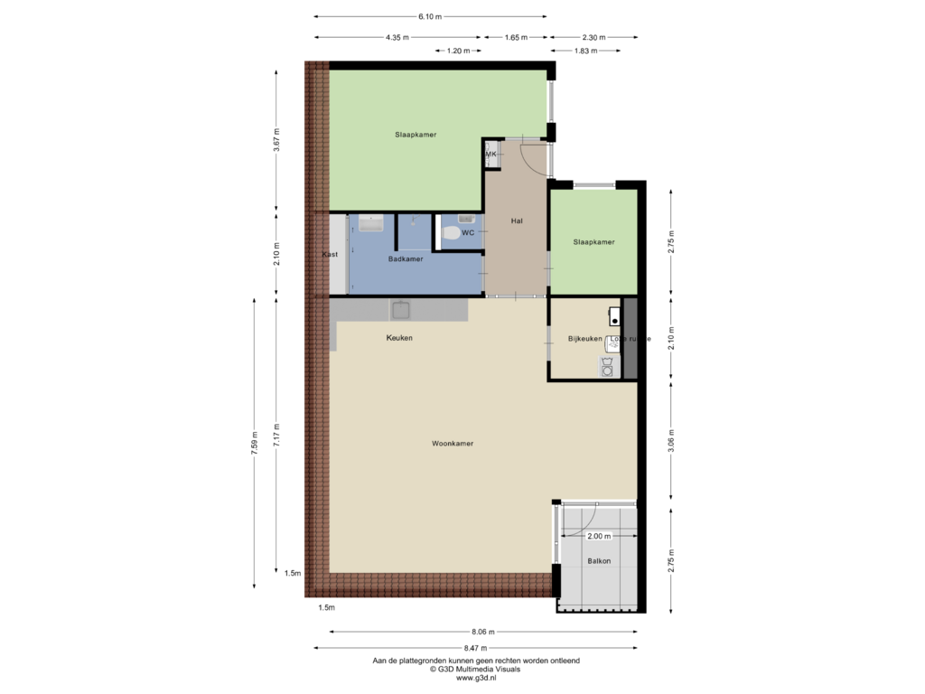 Bekijk plattegrond van First floor van Molenstraat 178-C