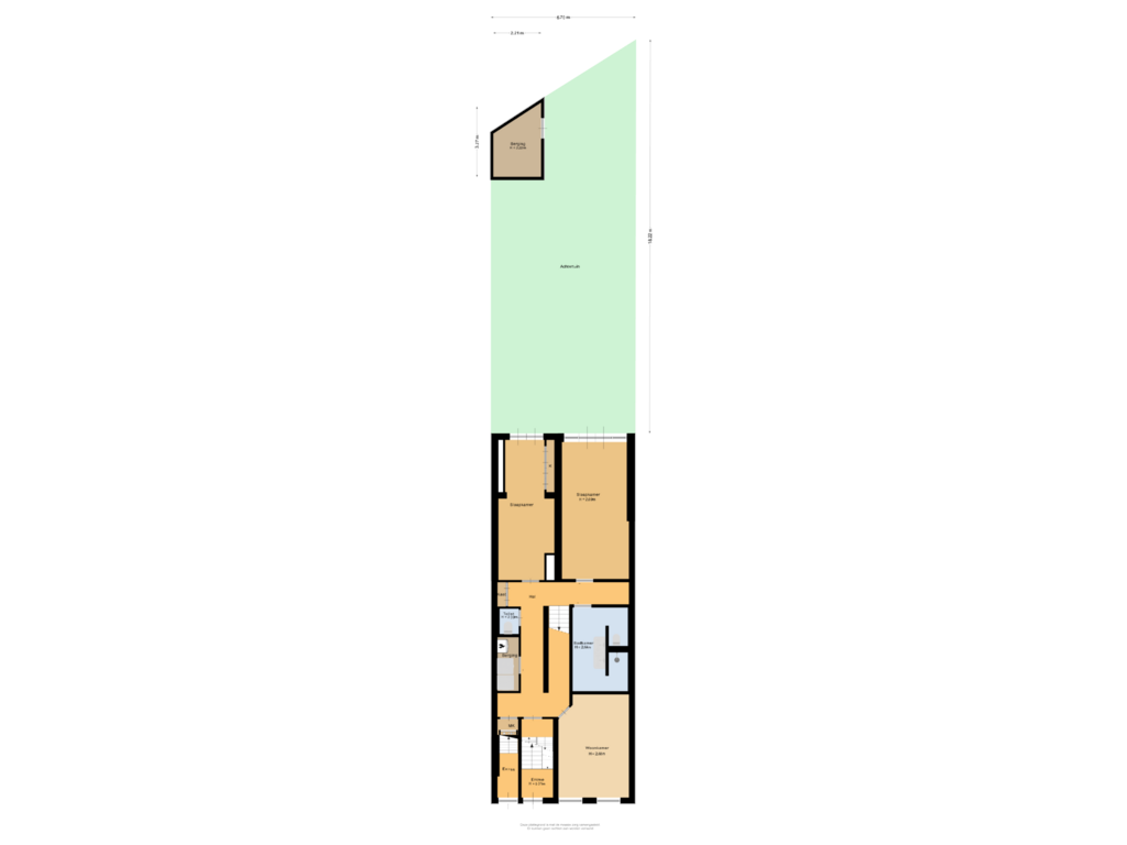 Bekijk plattegrond van Situatie van Rochussenstraat 215-A