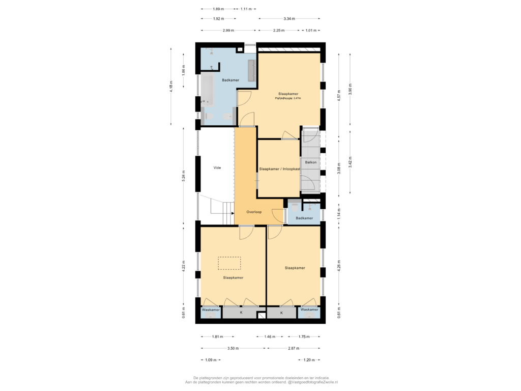 View floorplan of 1e Verdieping of Weteringpark 18