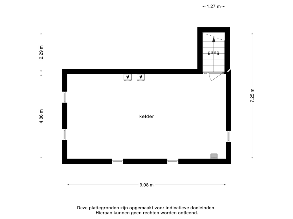 Bekijk plattegrond van Souterrain van Gein-Noord 80