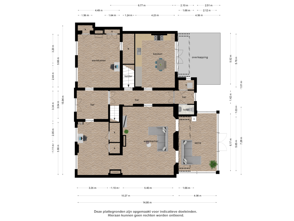 Bekijk plattegrond van Begane grond van Pastoor Jansenstraat 1-A