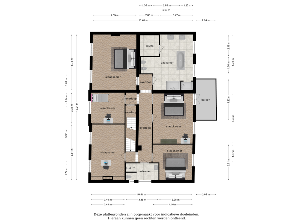 Bekijk plattegrond van 1e verdieping van Pastoor Jansenstraat 1-A