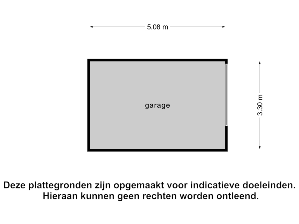 Bekijk plattegrond van Garage van Pastoor Jansenstraat 1-A