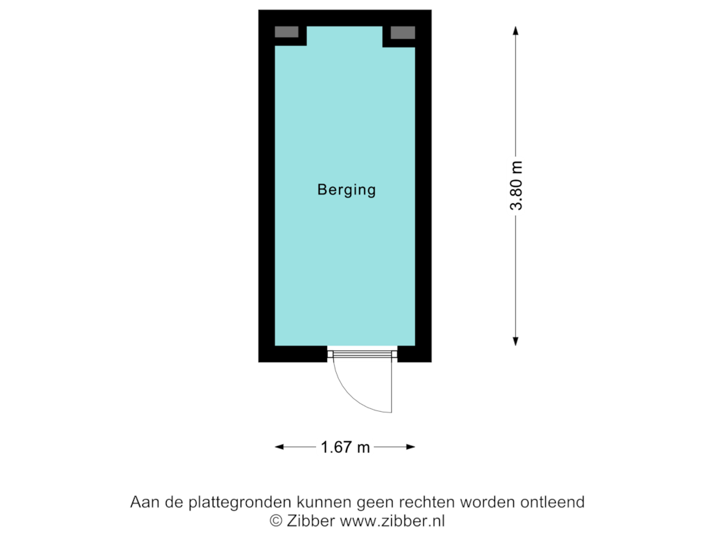 Bekijk plattegrond van Berging van Tussen Meer 34-2