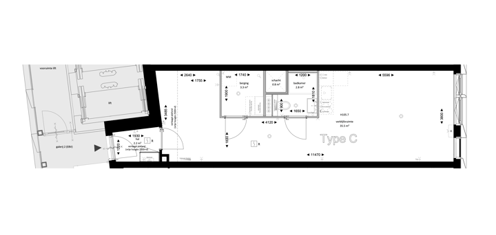 Foto 11 van Studio | Type C (Bouwnr. 94)