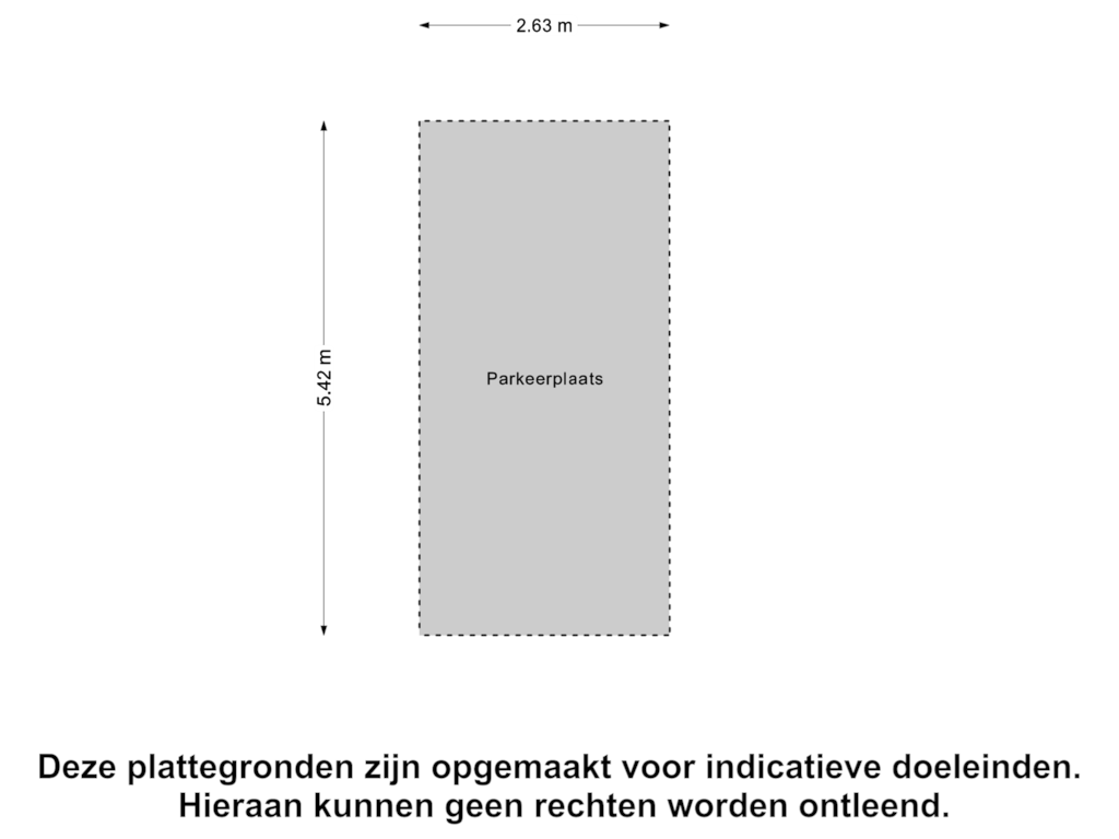 View floorplan of Parkeerplaats of Kesteloostraat 3