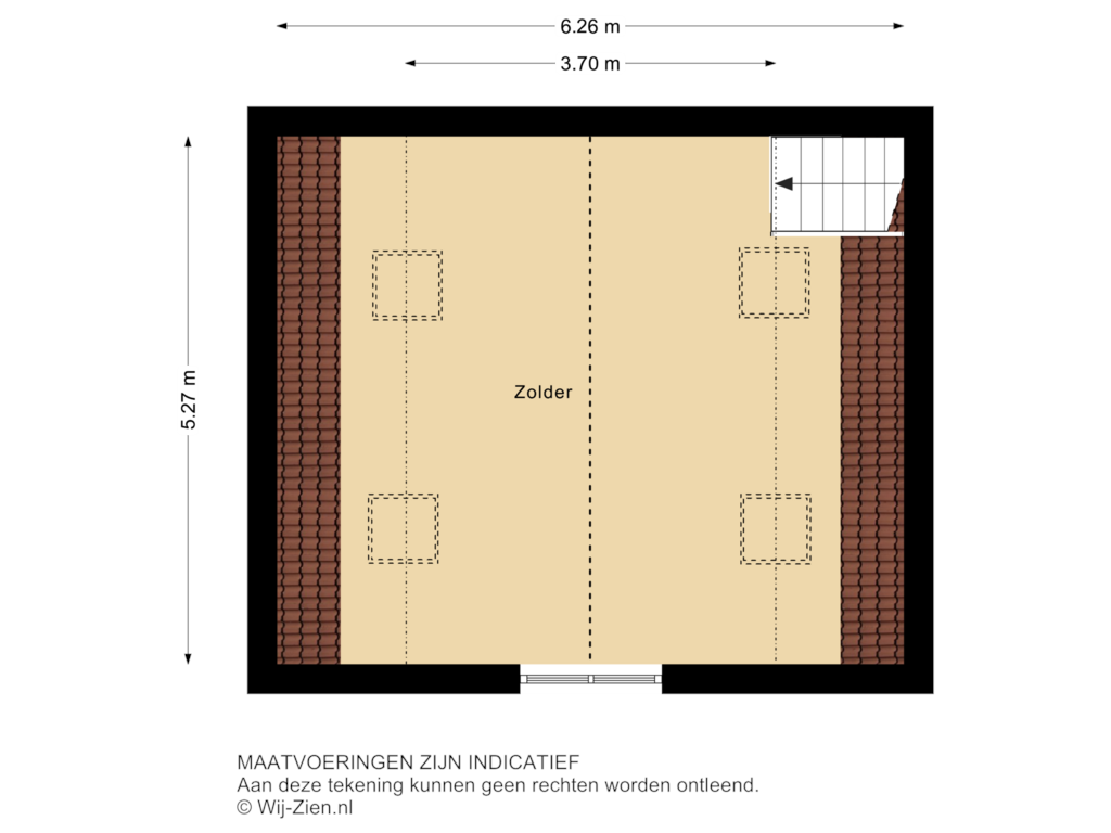 Bekijk plattegrond van 1e Verdieping van Kandelaarweg 91