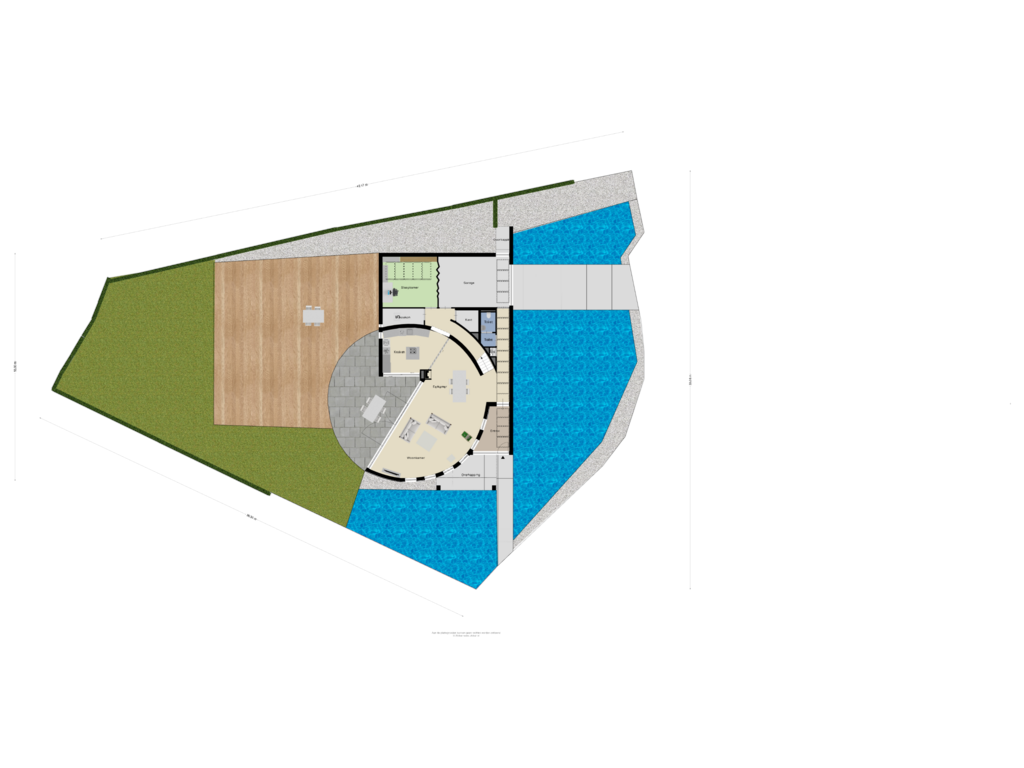 View floorplan of Begane Grond Tuin of Gaaiperswei 64