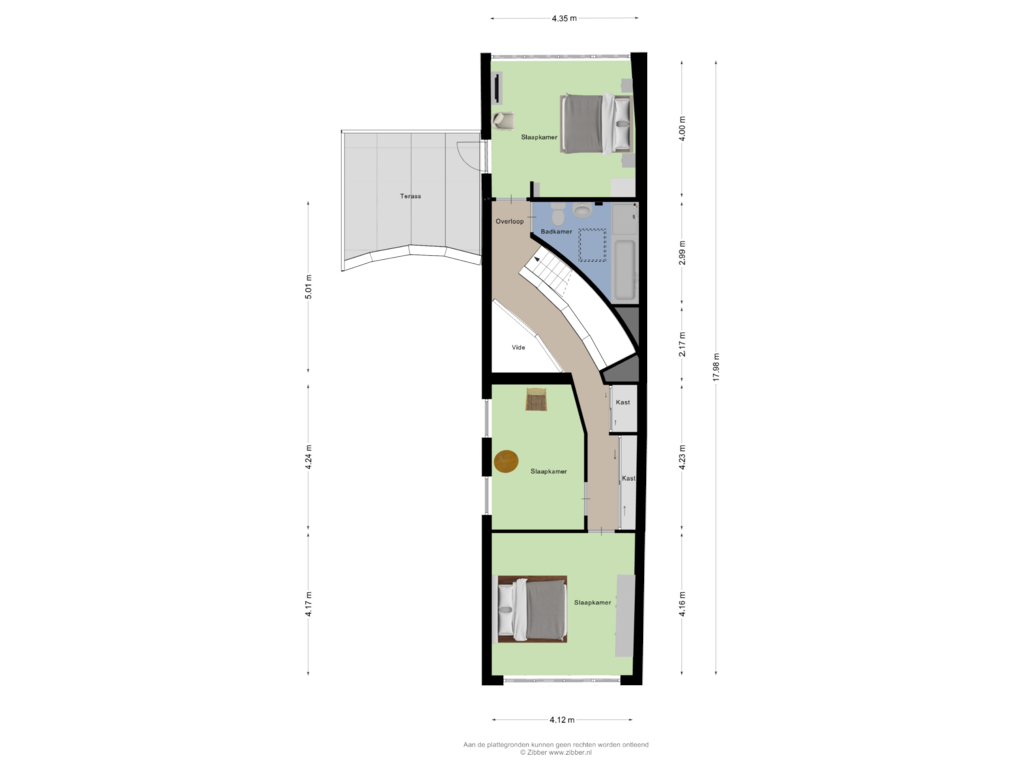 View floorplan of Eerste Verdieping of Gaaiperswei 64