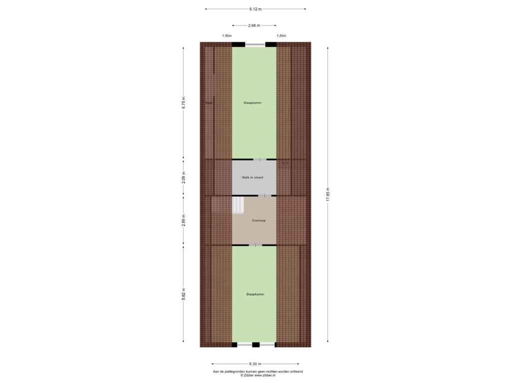 Bekijk plattegrond van Eerste Verdieping van Bovenweg 30