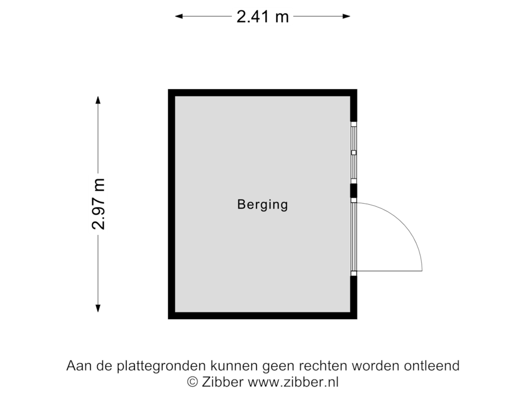 Bekijk plattegrond van Berging van Wildhoek 4