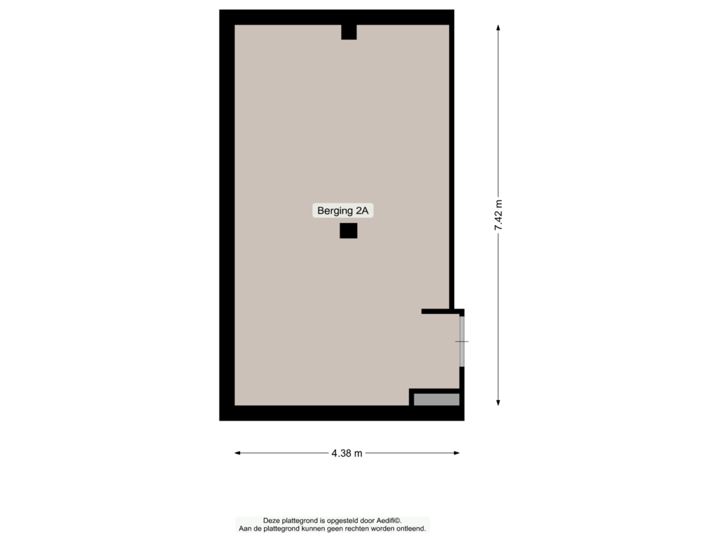 Bekijk plattegrond van Kelder van Lijnbaanstraat 2-A