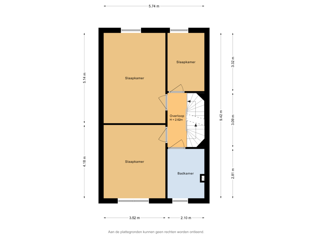 Bekijk plattegrond van 1e Verdieping van Alcazar 27