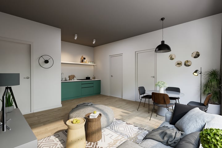 Bekijk foto 3 van 2-kamer appartement (Bouwnr. 25)