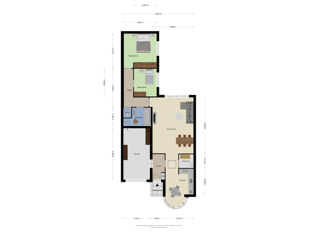 View floorplan of Begane Grond of de Lentenier 4