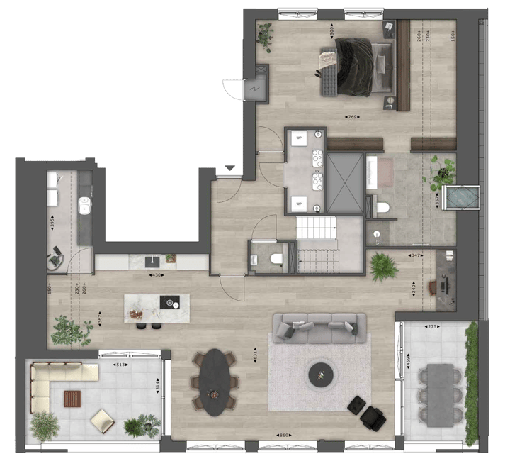 Foto 3 van Penthouse T1 (Bouwnr. T1.15-P)