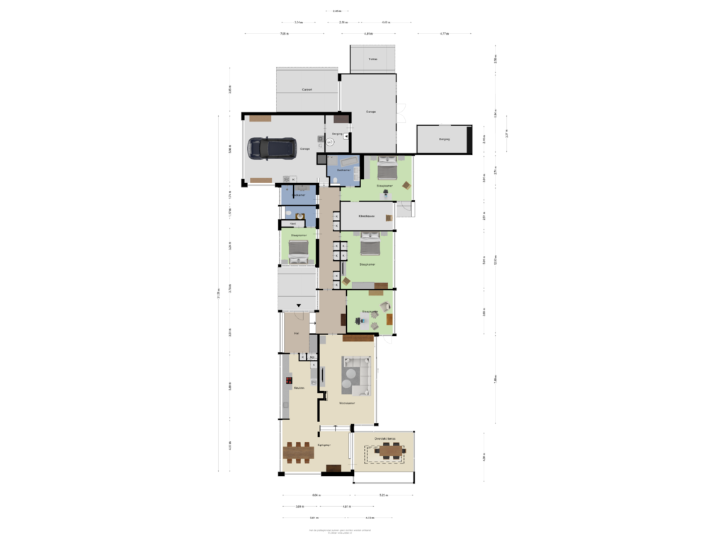 View floorplan of Begane grond of Boekelosestraat 47