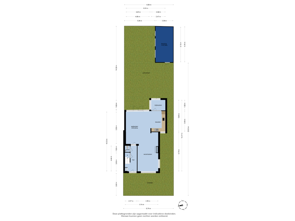 Bekijk plattegrond van Overzicht woning van Voorkamp 43