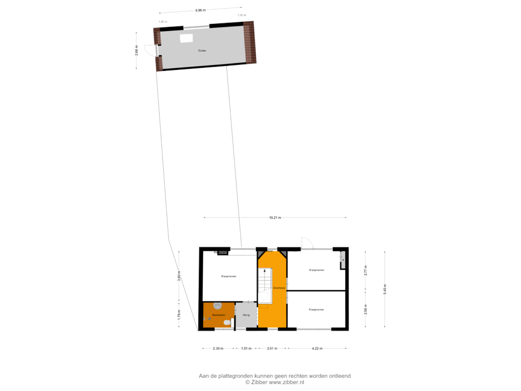 Bekijk plattegrond van Eerste Verdieping van Kanaalstraat 14