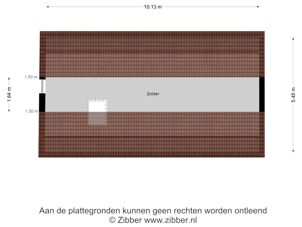 Bekijk plattegrond van Tweede Verdieping van Kanaalstraat 14