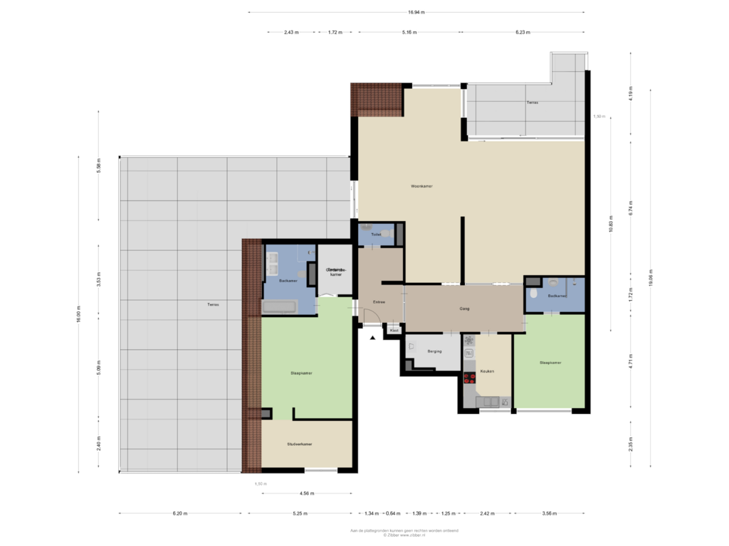 Bekijk plattegrond van Appartement van Professor Cobbenhagenlaan 782