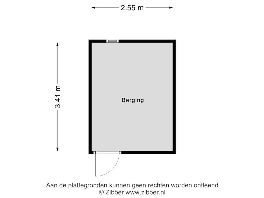 Bekijk plattegrond van Berging van Professor Cobbenhagenlaan 782