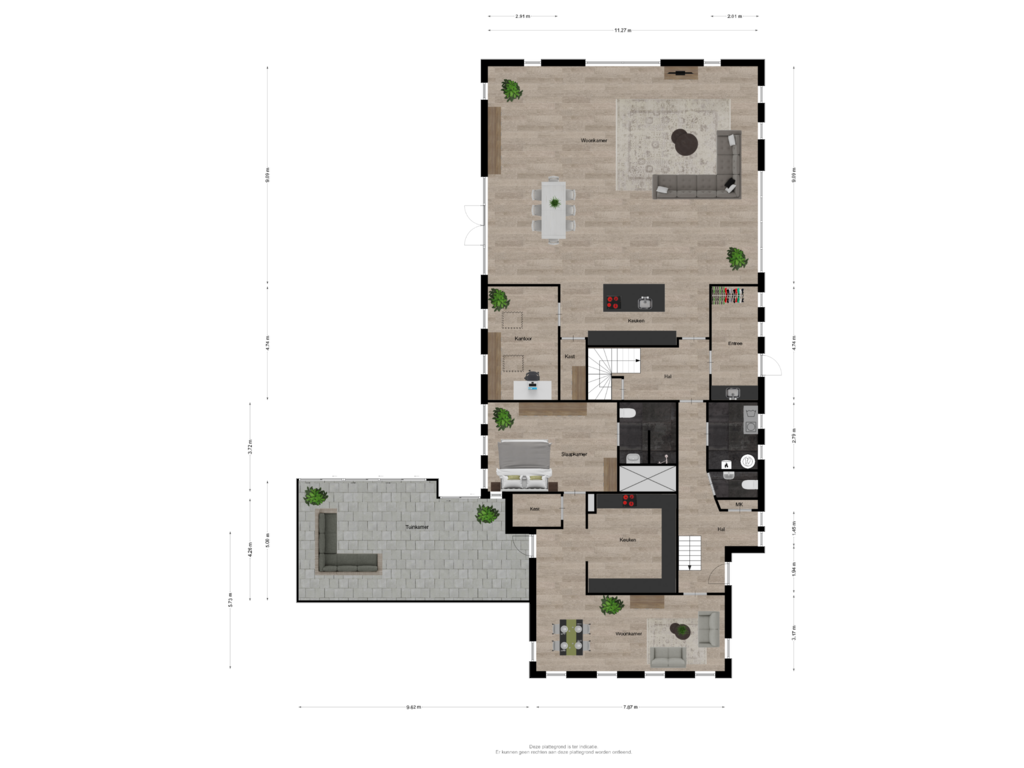 Bekijk plattegrond van Begane grond van Mottenbrink 11