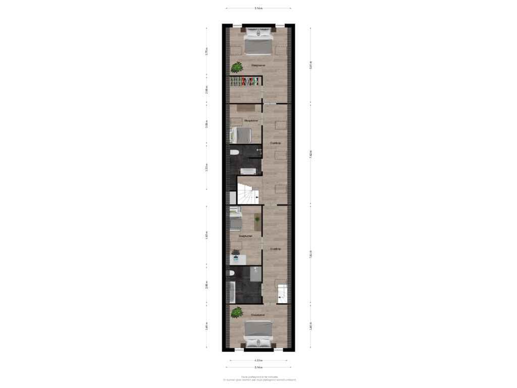 Bekijk plattegrond van Eerste verdieping van Mottenbrink 11