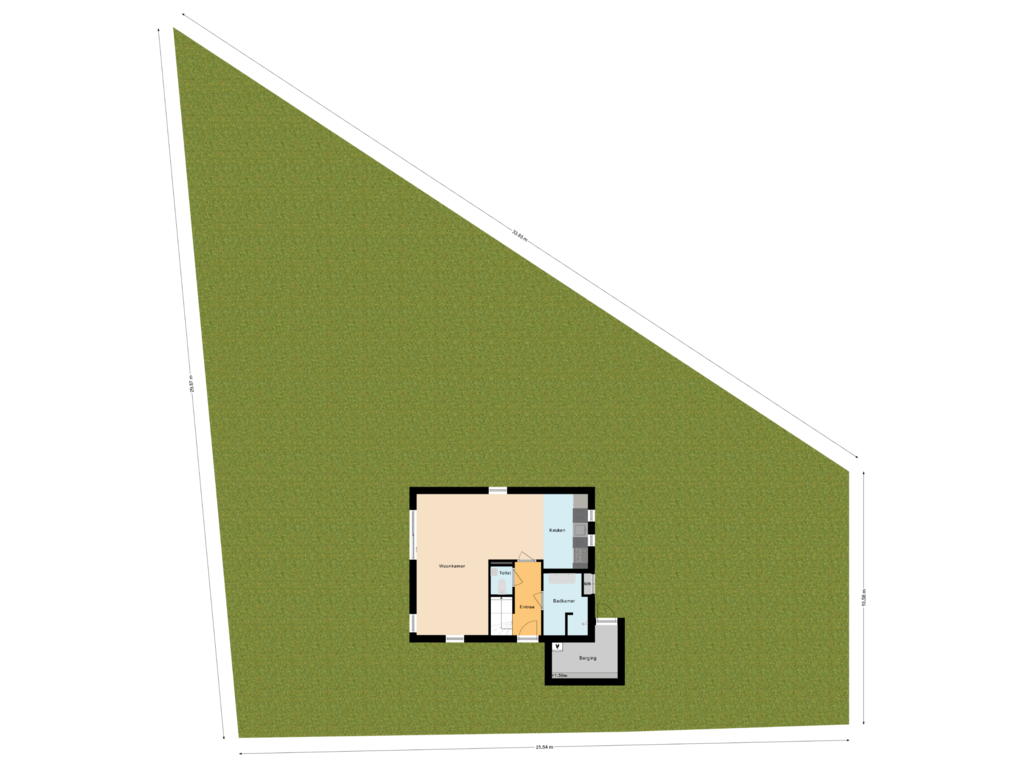 Bekijk plattegrond van Situatie van Hof van Halenweg 2-161