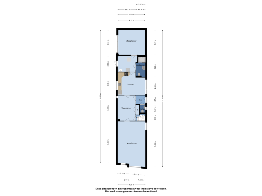 Bekijk plattegrond van Begane grond（309） van Ootmarsumsestraat 309