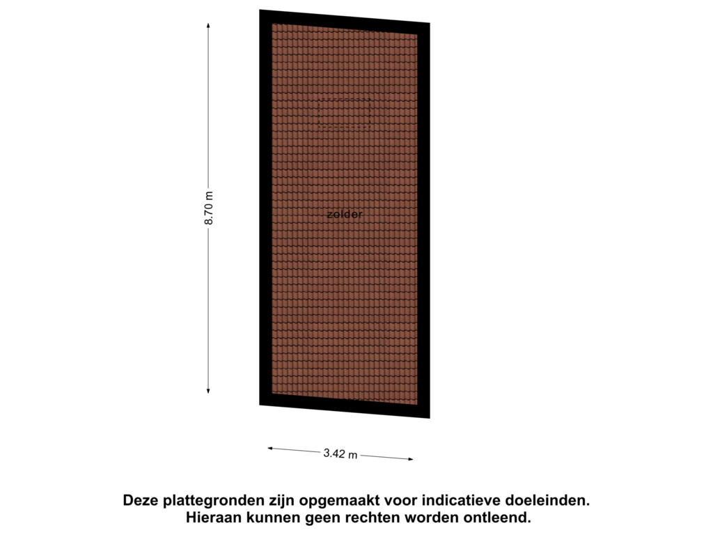 Bekijk plattegrond van Zolder（309） van Ootmarsumsestraat 309