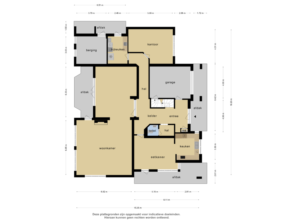 View floorplan of Begane grond of Grevelingenhout 170