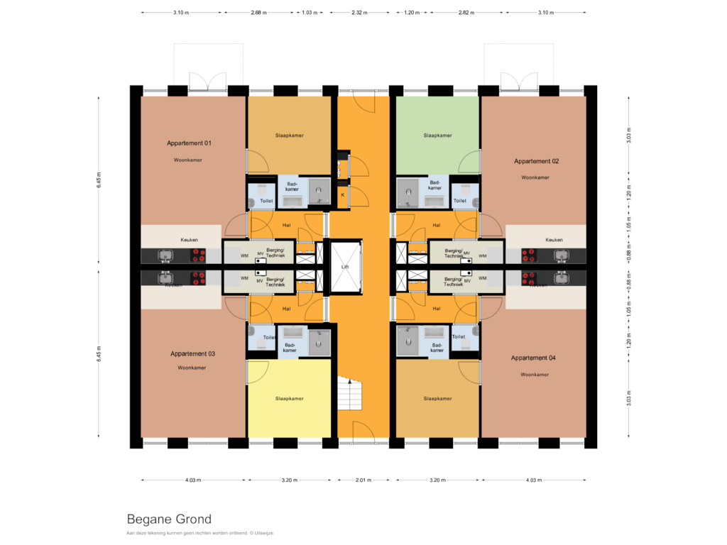 Bekijk plattegrond van Begane Grond van Sallandsestraat 35