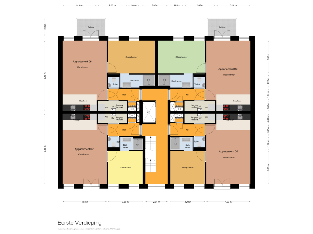 Bekijk plattegrond van Eerste Verdieping van Sallandsestraat 35